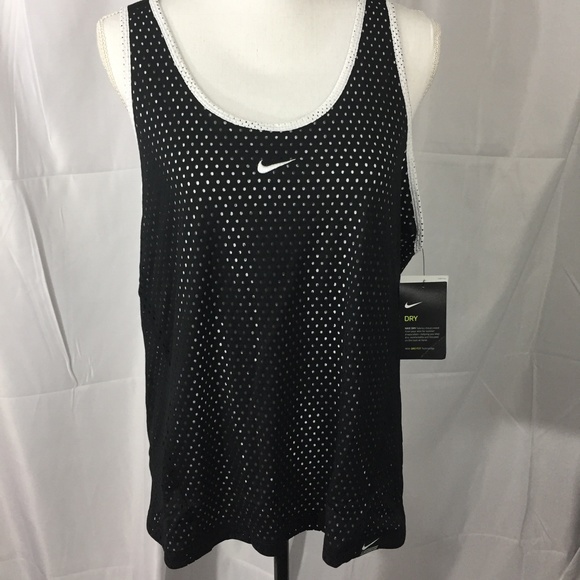 Nike Tops - Dri Fit Reversible Tank Top Black And White Size L